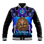 personalised-australia-virgo-echidna-zodiac-baseball-jacket-auz-astrology-aboriginal-blue