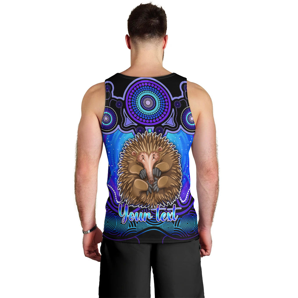 personalised-australia-virgo-echidna-zodiac-men-tank-top-auz-astrology-aboriginal-blue