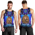 personalised-australia-virgo-echidna-zodiac-men-tank-top-auz-astrology-aboriginal-blue