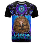 personalised-australia-virgo-echidna-zodiac-t-shirt-auz-astrology-aboriginal-blue