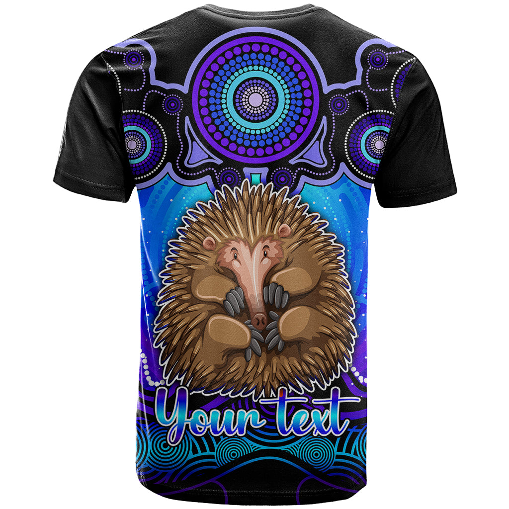 personalised-australia-virgo-echidna-zodiac-t-shirt-auz-astrology-aboriginal-blue