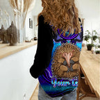 Personalised Australia Virgo Echidna Zodiac Women Casual Shirt Auz Astrology Aboriginal - Blue LT9