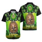 personalised-australia-virgo-echidna-zodiac-hawaiian-shirt-auz-astrology-aboriginal-green