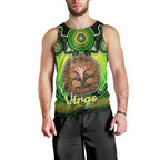 personalised-australia-virgo-echidna-zodiac-men-tank-top-auz-astrology-aboriginal-green