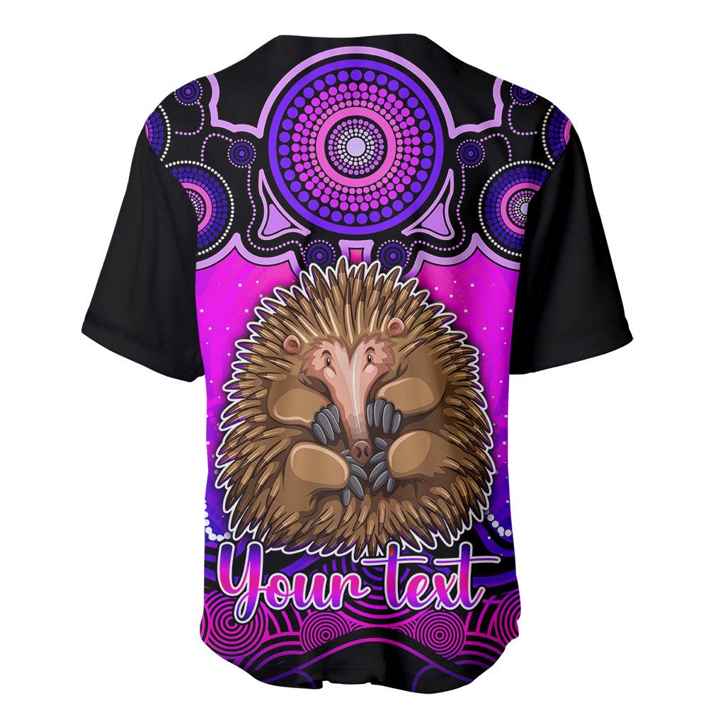 personalised-australia-virgo-echidna-zodiac-baseball-jersey-auz-astrology-aboriginal-magenta