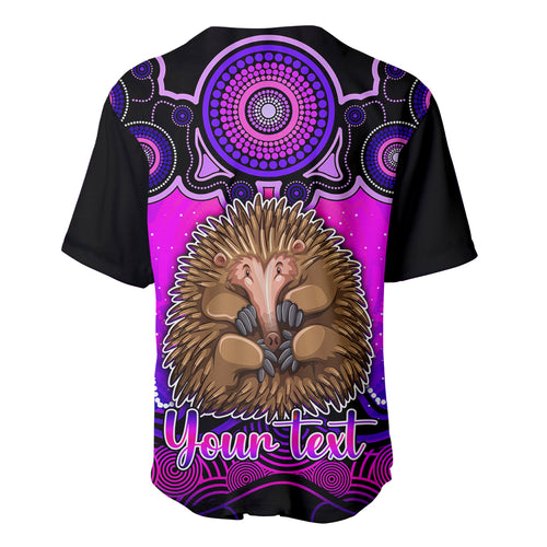 personalised-australia-virgo-echidna-zodiac-baseball-jersey-auz-astrology-aboriginal-magenta