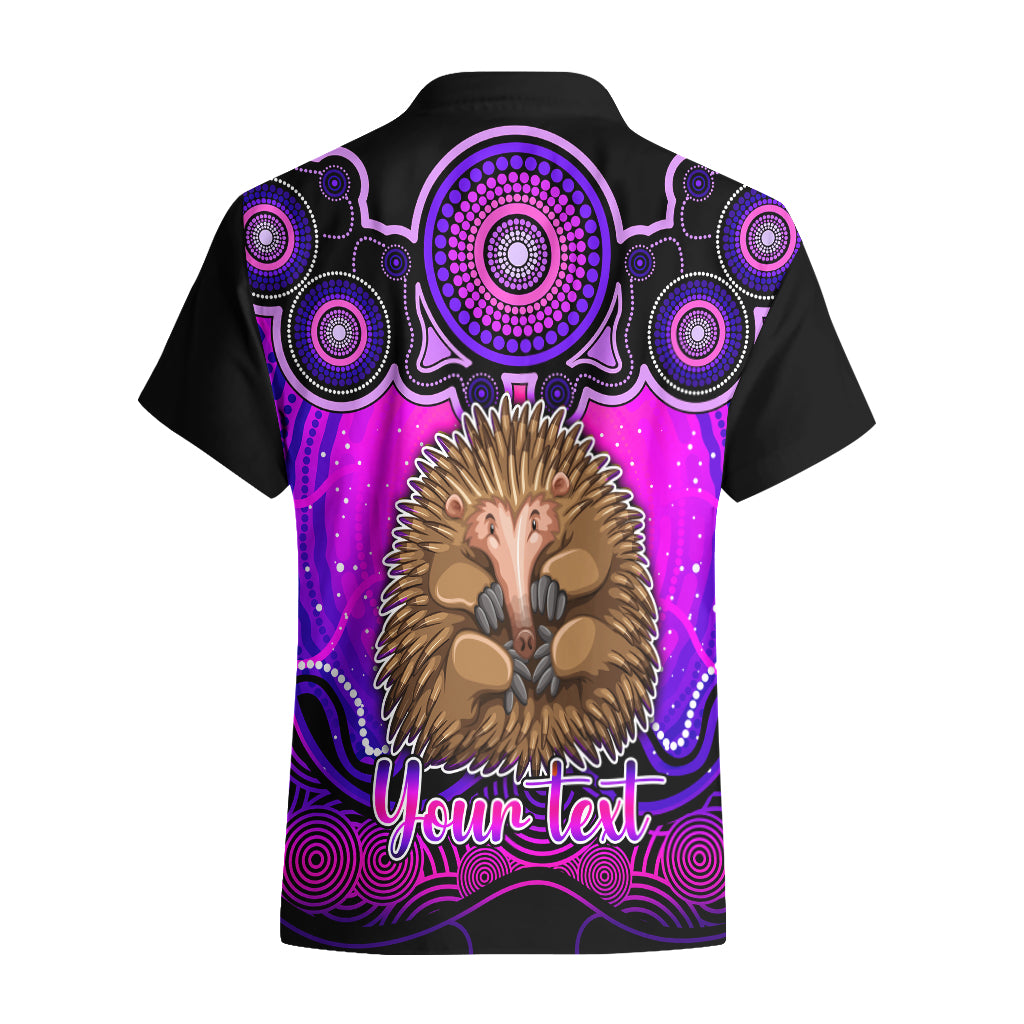 personalised-australia-virgo-echidna-zodiac-hawaiian-shirt-auz-astrology-aboriginal-magenta