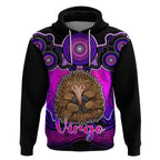 personalised-australia-virgo-echidna-zodiac-hoodie-auz-astrology-aboriginal-magenta
