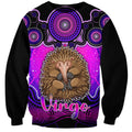 personalised-australia-virgo-echidna-zodiac-sweatshirt-auz-astrology-aboriginal-magenta