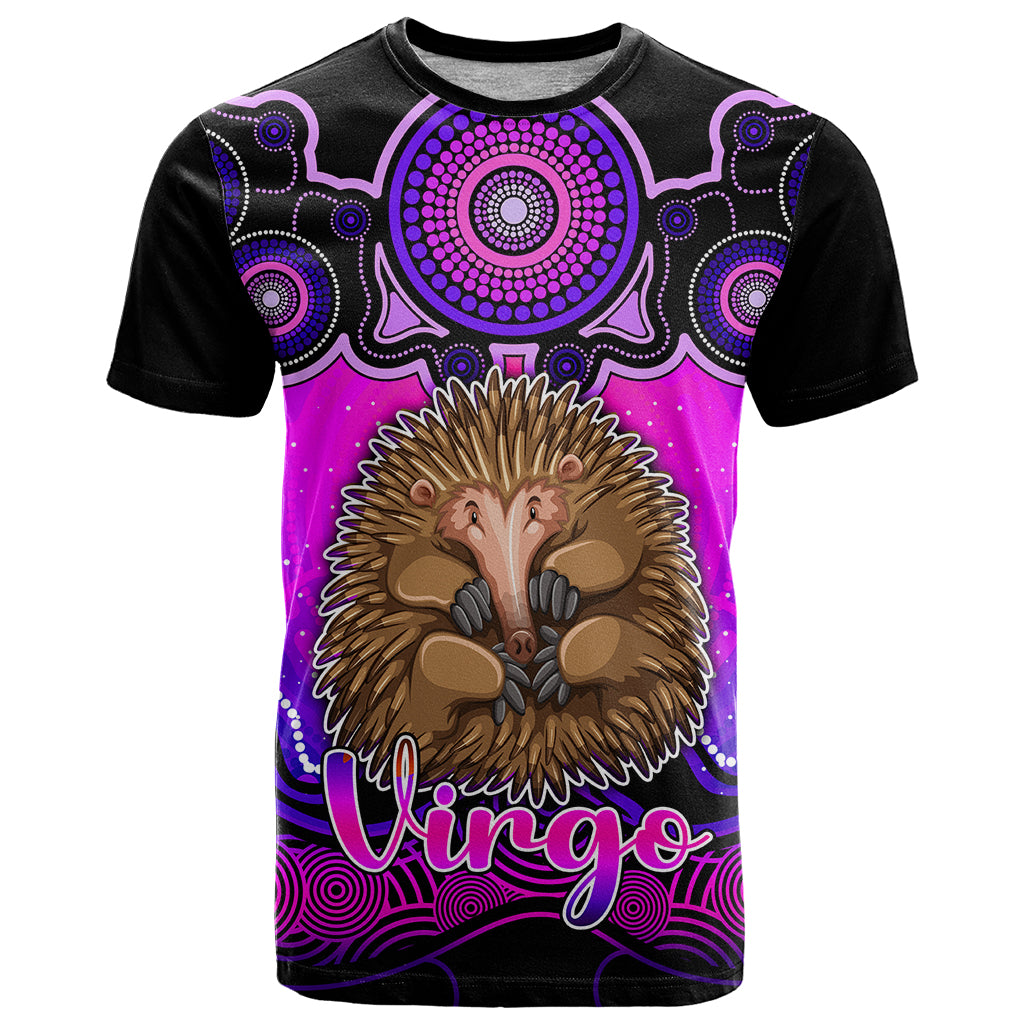 personalised-australia-virgo-echidna-zodiac-t-shirt-auz-astrology-aboriginal-magenta