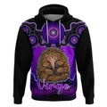 personalised-australia-virgo-echidna-zodiac-hoodie-auz-astrology-aboriginal-purple