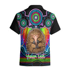 personalised-australia-virgo-echidna-zodiac-hawaiian-shirt-auz-astrology-aboriginal-rainbow