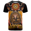 personalised-australia-virgo-echidna-zodiac-t-shirt-auz-astrology-aboriginal-red