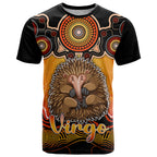 personalised-australia-virgo-echidna-zodiac-t-shirt-auz-astrology-aboriginal-red