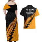 australia-wallabies-and-aotearoa-rugby-couples-matching-off-shoulder-maxi-dress-and-hawaiian-shirt-kangaroo-black-fern-maori-gold-vibe