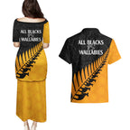 australia-wallabies-and-aotearoa-rugby-couples-matching-puletasi-dress-and-hawaiian-shirt-kangaroo-black-fern-maori-gold-vibe