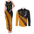 australia-wallabies-and-aotearoa-rugby-couples-matching-tank-maxi-dress-and-long-sleeve-button-shirts-kangaroo-black-fern-maori-gold-vibe