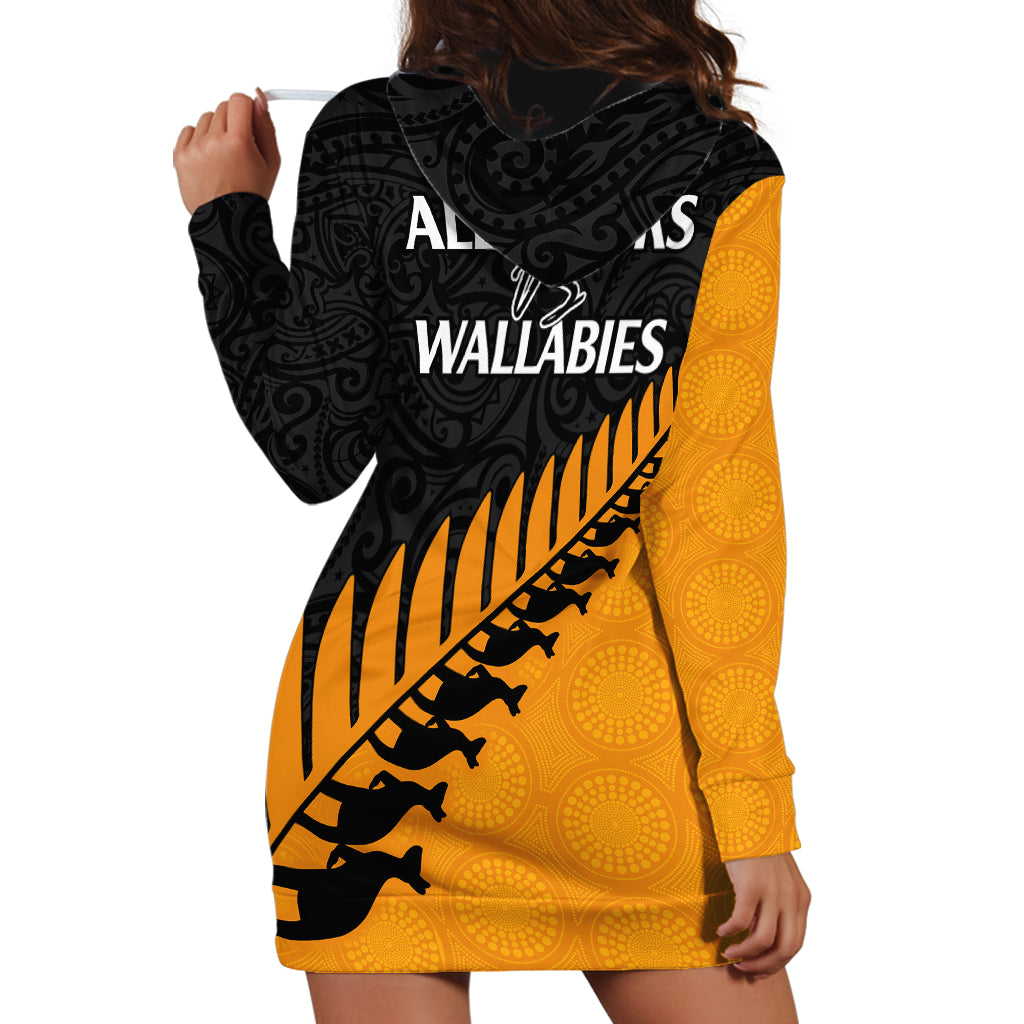 australia-wallabies-and-aotearoa-rugby-hoodie-dress-kangaroo-black-fern-maori-gold-vibe