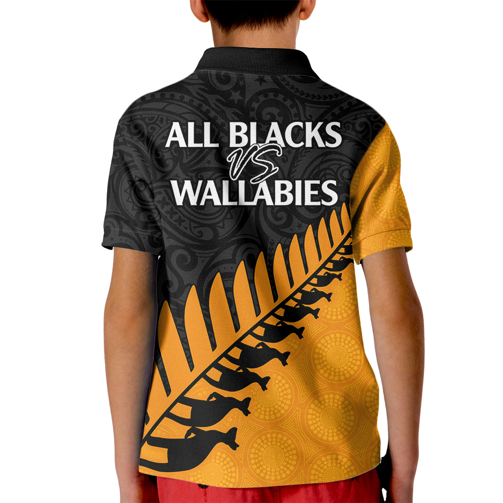 australia-wallabies-and-aotearoa-rugby-kid-polo-shirt-kangaroo-black-fern-maori-gold-vibe
