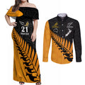 custom-australia-wallabies-and-aotearoa-rugby-couples-matching-off-shoulder-maxi-dress-and-long-sleeve-button-shirts-kangaroo-black-fern-maori-gold-vibe