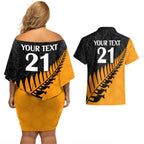 custom-australia-wallabies-and-aotearoa-rugby-couples-matching-off-shoulder-short-dress-and-hawaiian-shirt-kangaroo-black-fern-maori-gold-vibe