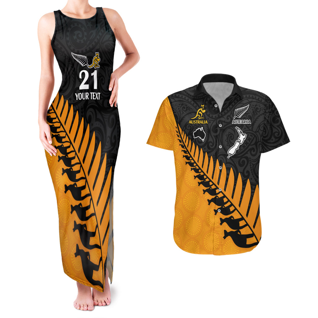 custom-australia-wallabies-and-aotearoa-rugby-couples-matching-tank-maxi-dress-and-hawaiian-shirt-kangaroo-black-fern-maori-gold-vibe