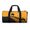 Australia Wallabies and Aotearoa Rugby Duffle Bag Kangaroo Black Fern Maori Gold Vibe