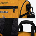 Australia Wallabies and Aotearoa Rugby Duffle Bag Kangaroo Black Fern Maori Gold Vibe