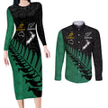 australia-wallabies-and-aotearoa-rugby-couples-matching-long-sleeve-bodycon-dress-and-long-sleeve-button-shirts-kangaroo-black-fern-maori-green-vibe