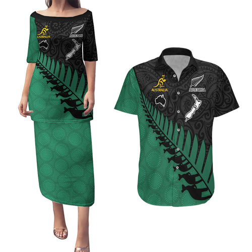 australia-wallabies-and-aotearoa-rugby-couples-matching-puletasi-dress-and-hawaiian-shirt-kangaroo-black-fern-maori-green-vibe