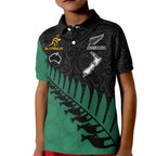 australia-wallabies-and-aotearoa-rugby-kid-polo-shirt-kangaroo-black-fern-maori-green-vibe