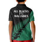 australia-wallabies-and-aotearoa-rugby-kid-polo-shirt-kangaroo-black-fern-maori-green-vibe