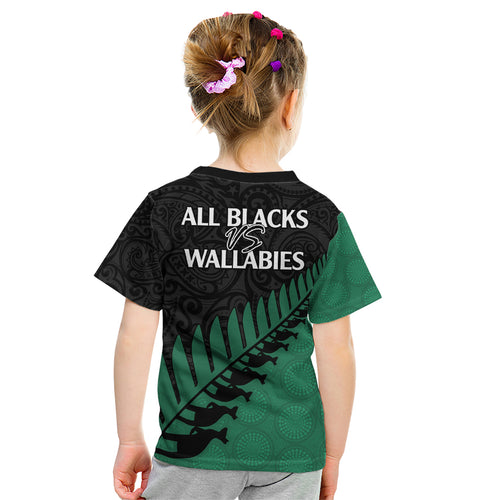australia-wallabies-and-aotearoa-rugby-kid-t-shirt-kangaroo-black-fern-maori-green-vibe
