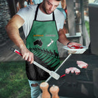 Australia New Zealand Rugby Apron Green Aboriginal Wallabies and Maori Black Fern - Aussie Hoodie