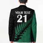 Australia New Zealand Rugby Blazer Green Aboriginal Wallabies and Maori Black Fern - Aussie Hoodie