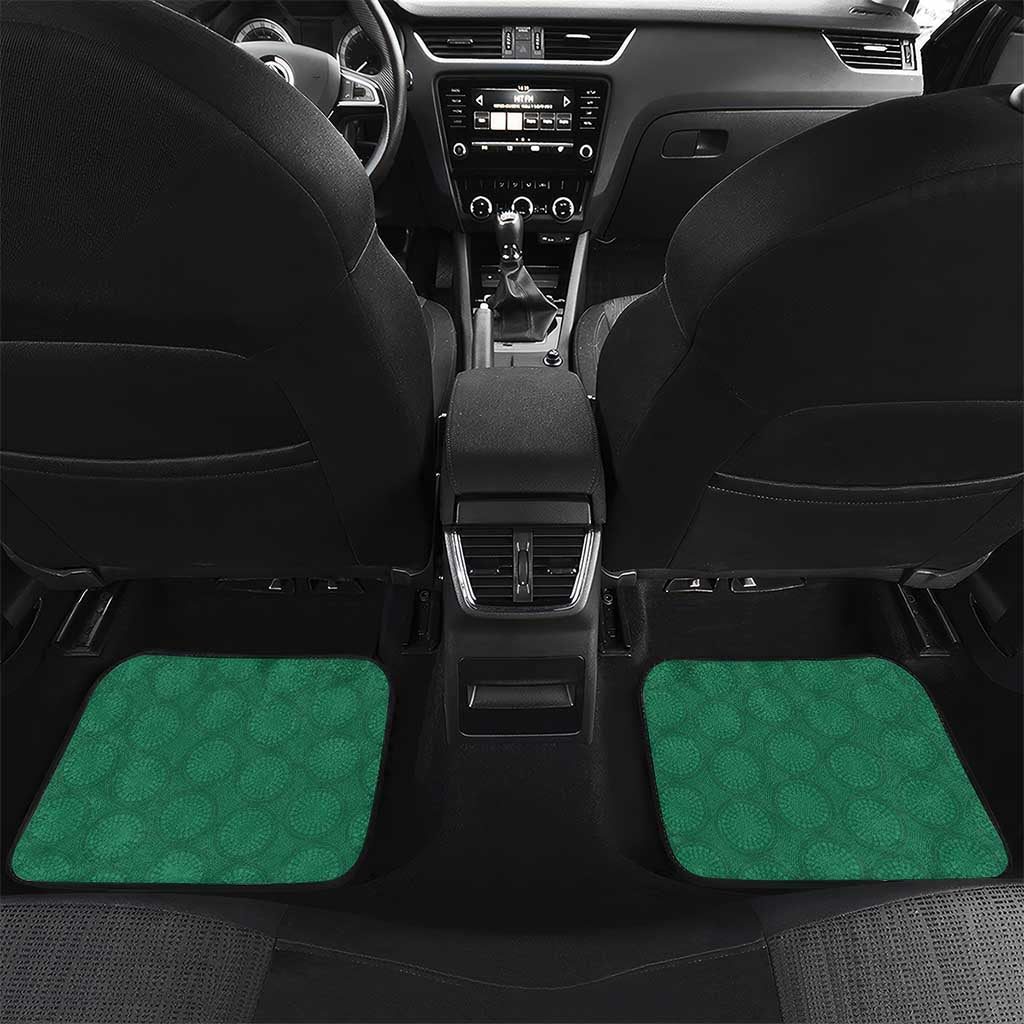 Australia New Zealand Rugby Car Mats Green Aboriginal Wallabies and Maori Black Fern - Aussie Hoodie