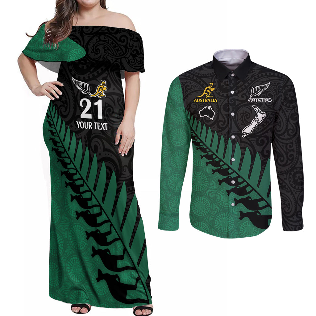 custom-australia-wallabies-and-aotearoa-rugby-couples-matching-off-shoulder-maxi-dress-and-long-sleeve-button-shirts-kangaroo-black-fern-maori-green-vibe