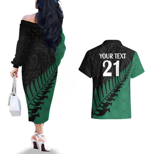 custom-australia-wallabies-and-aotearoa-rugby-couples-matching-off-the-shoulder-long-sleeve-dress-and-hawaiian-shirt-kangaroo-black-fern-maori-green-vibe