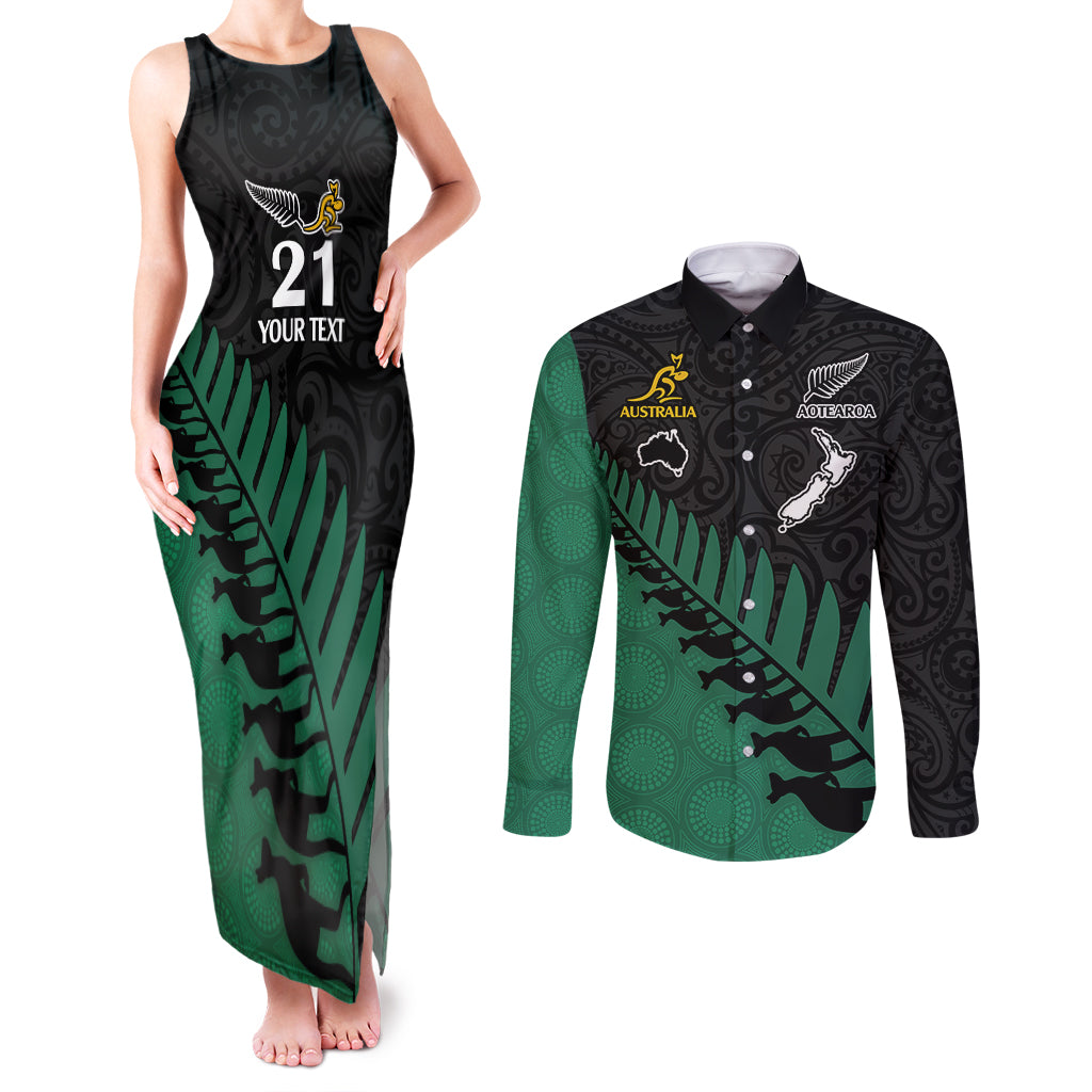 custom-australia-wallabies-and-aotearoa-rugby-couples-matching-tank-maxi-dress-and-long-sleeve-button-shirts-kangaroo-black-fern-maori-green-vibe