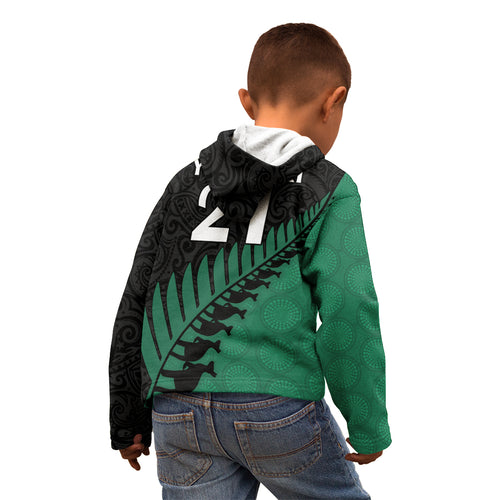custom-australia-wallabies-and-aotearoa-rugby-kid-hoodie-kangaroo-black-fern-maori-green-vibe