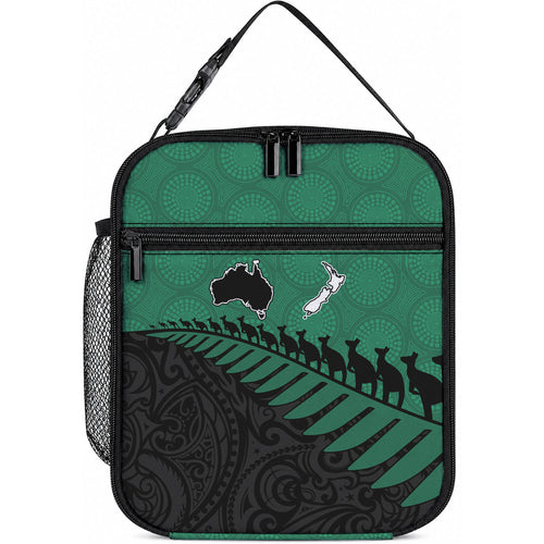 Australia Wallabies and Aotearoa Rugby Lunch Bag Kangaroo Black Fern Maori Green Vibe