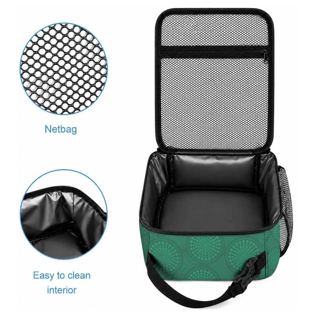 Australia Wallabies and Aotearoa Rugby Lunch Bag Kangaroo Black Fern Maori Green Vibe