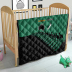 Australia New Zealand Rugby Quilt Green Aboriginal Wallabies and Maori Black Fern - Aussie Hoodie