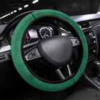 Australia New Zealand Rugby Steering Wheel Cover Green Aboriginal Wallabies and Maori Black Fern - Aussie Hoodie