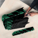 Australia New Zealand Rugby Umbrella Green Aboriginal Wallabies and Maori Black Fern - Aussie Hoodie