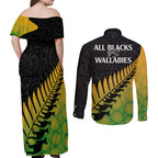 australia-wallabies-and-aotearoa-rugby-couples-matching-off-shoulder-maxi-dress-and-long-sleeve-button-shirts-kangaroo-black-fern-maori-gradient-vibe