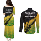 australia-wallabies-and-aotearoa-rugby-couples-matching-puletasi-dress-and-long-sleeve-button-shirts-kangaroo-black-fern-maori-gradient-vibe
