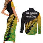 australia-wallabies-and-aotearoa-rugby-couples-matching-short-sleeve-bodycon-dress-and-long-sleeve-button-shirts-kangaroo-black-fern-maori-gradient-vibe