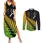 australia-wallabies-and-aotearoa-rugby-couples-matching-summer-maxi-dress-and-long-sleeve-button-shirts-kangaroo-black-fern-maori-gradient-vibe