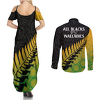 australia-wallabies-and-aotearoa-rugby-couples-matching-summer-maxi-dress-and-long-sleeve-button-shirts-kangaroo-black-fern-maori-gradient-vibe